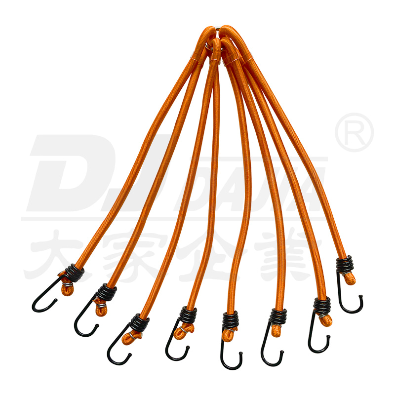 8 mm bungee sznurki dla 8 ramion elastyczne paski bagażu z haczykami